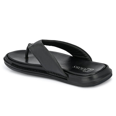 Egoss Leather Slippers For Men