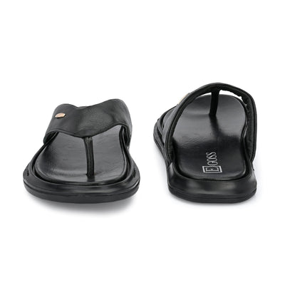 Egoss Leather Slippers For Men