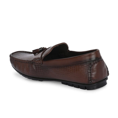 Egoss Tassel Formal Leather Loafers Shoes For Men