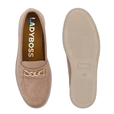 Soft Glam Casual Loafers by Lady Boss