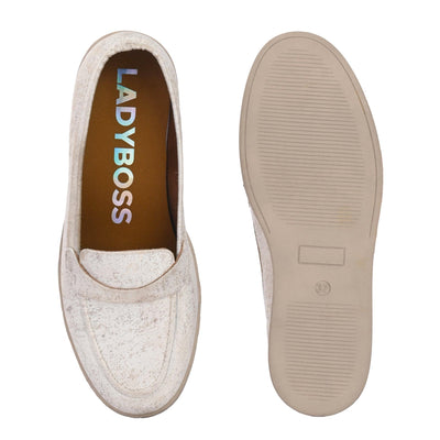 Aero-Glam Casual Loafers by Lady Boss