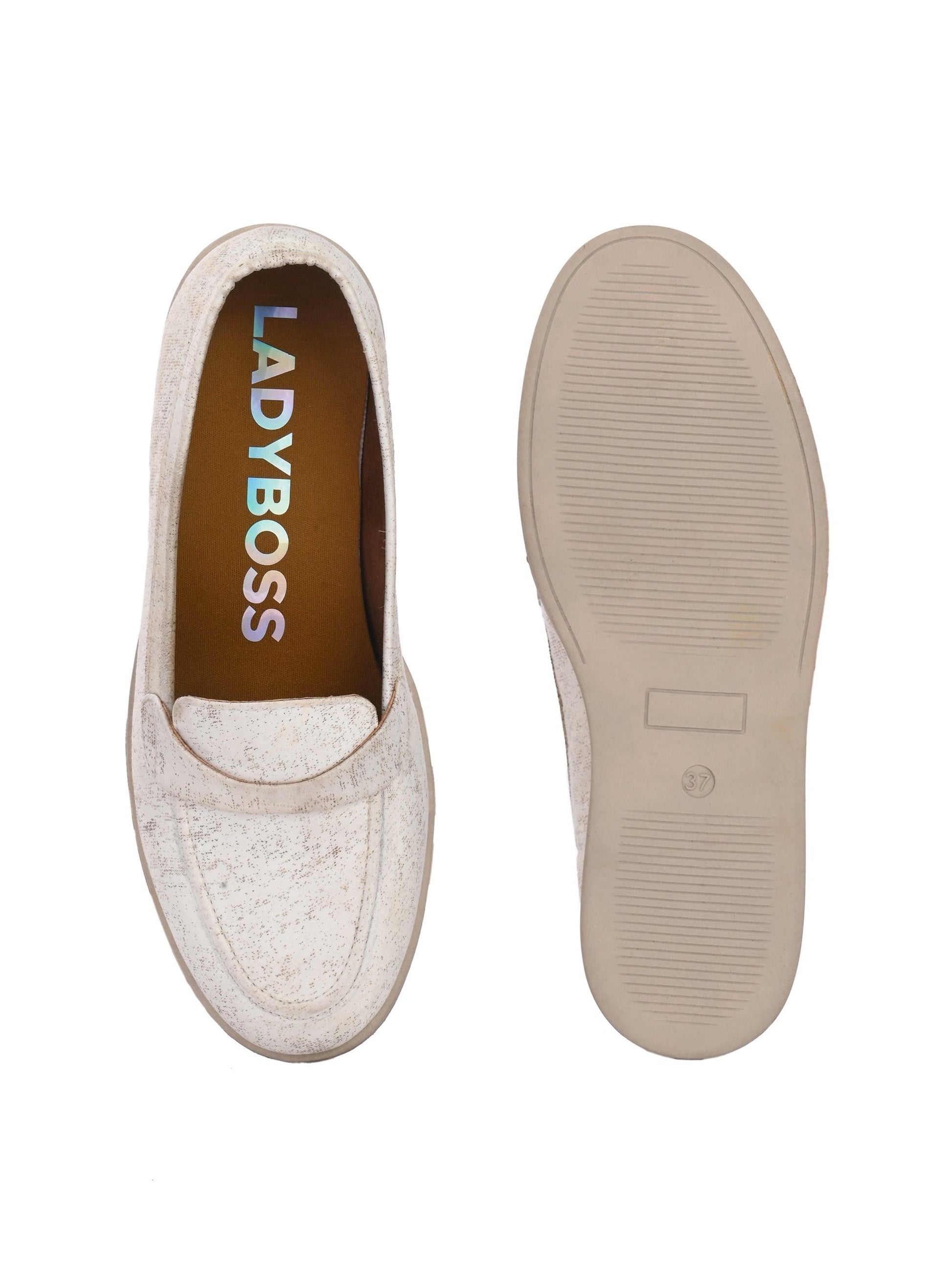 Aero-Glam Casual Loafers by Lady Boss