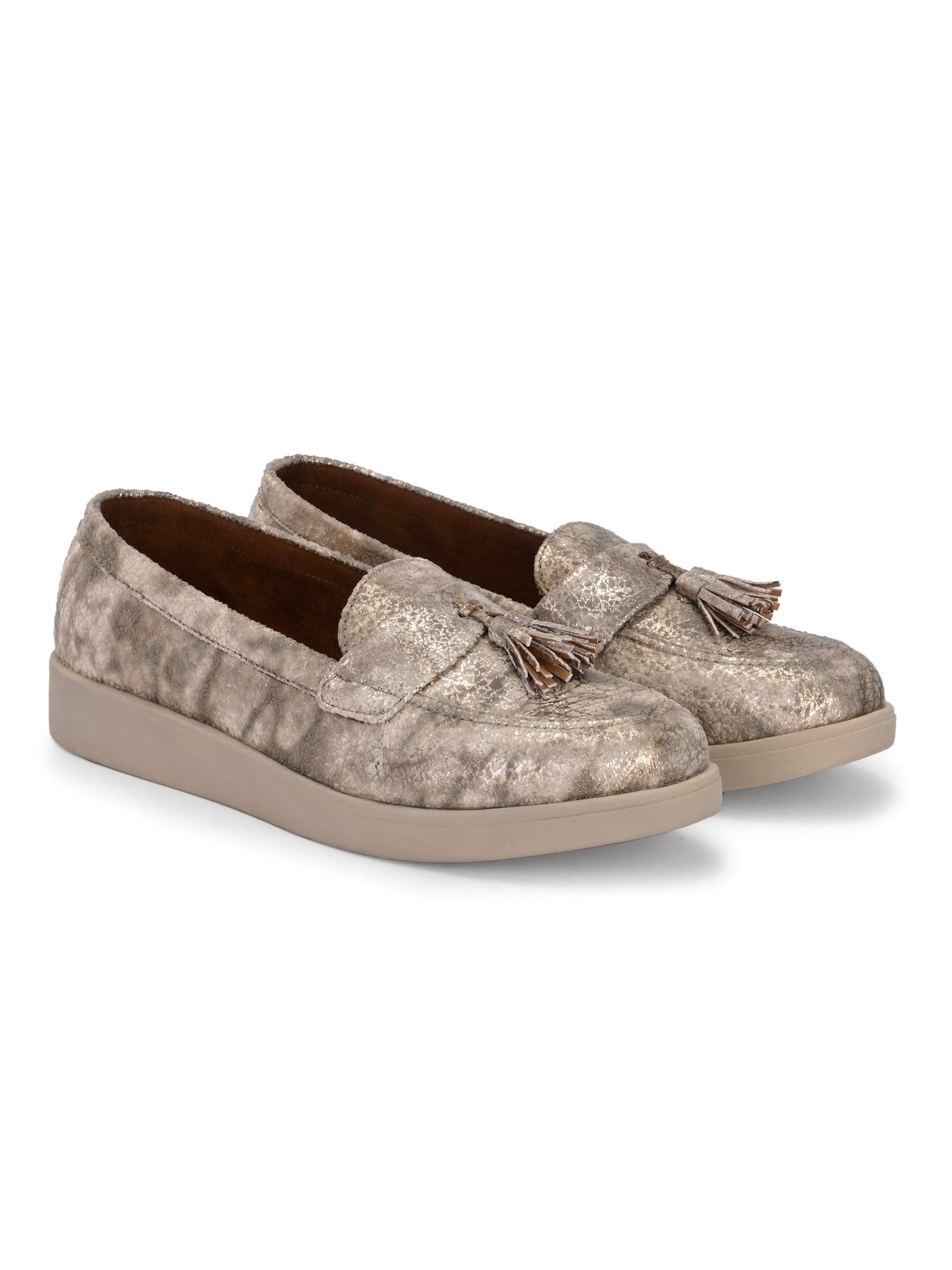 Shine-On Casual Loafers by Lady Boss