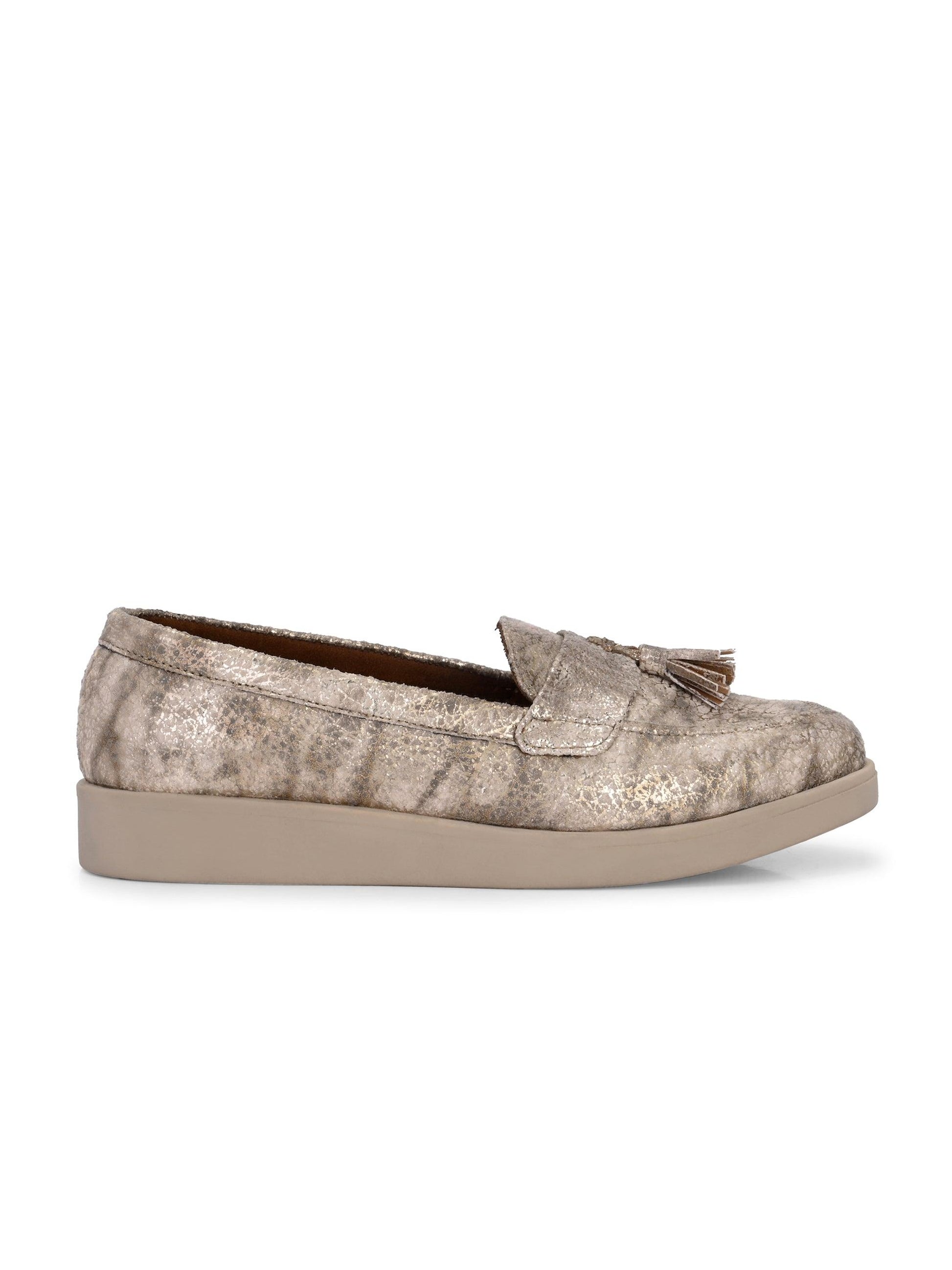 Shine-On Casual Loafers by Lady Boss