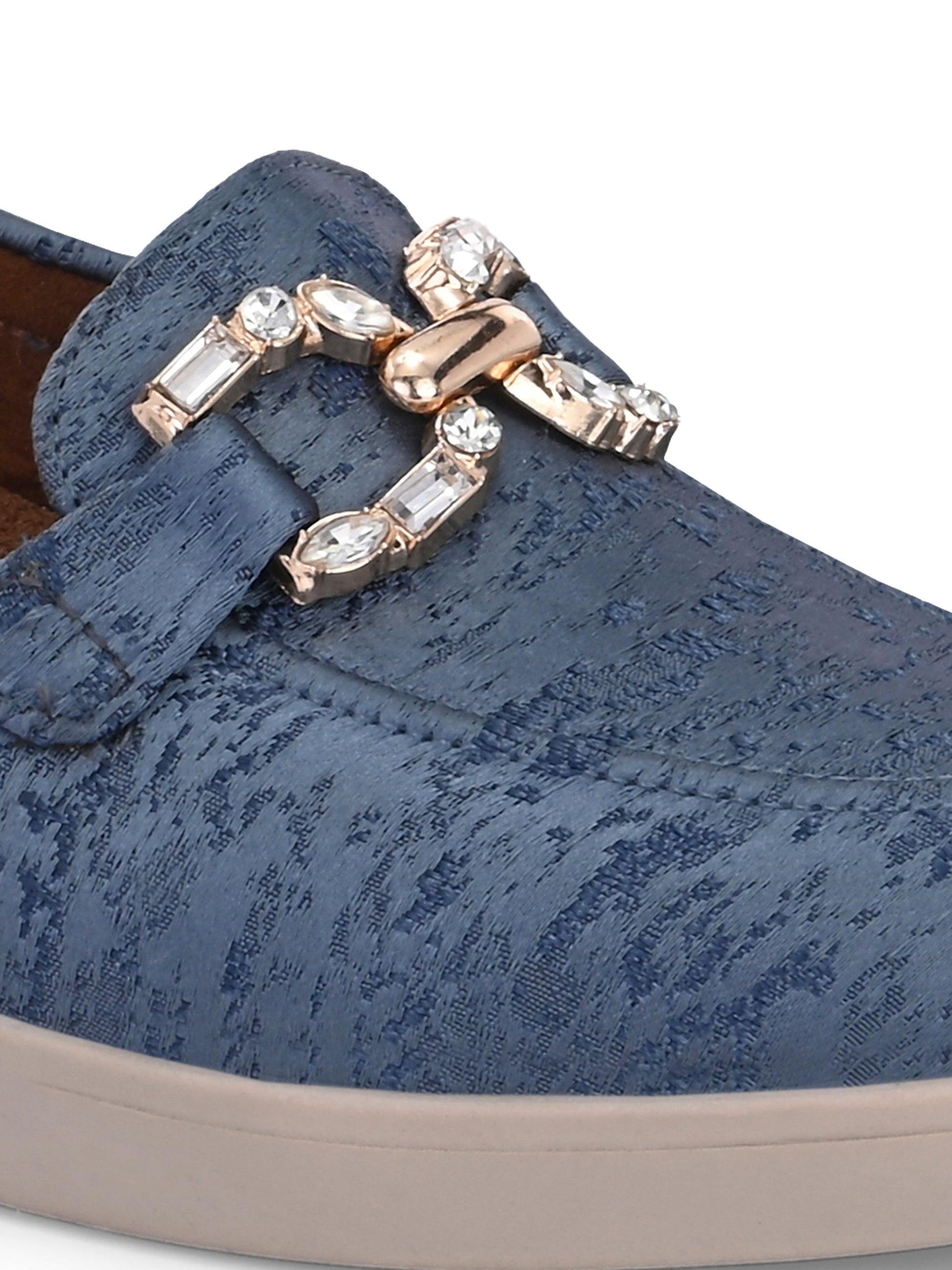 Blue Diamond Casual Loafers by Lady Boss