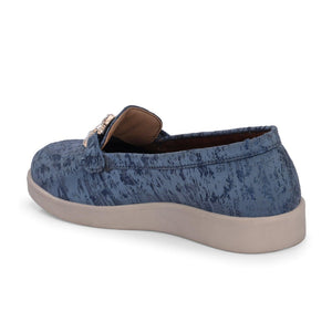 Blue Diamond Casual Loafers by Lady Boss