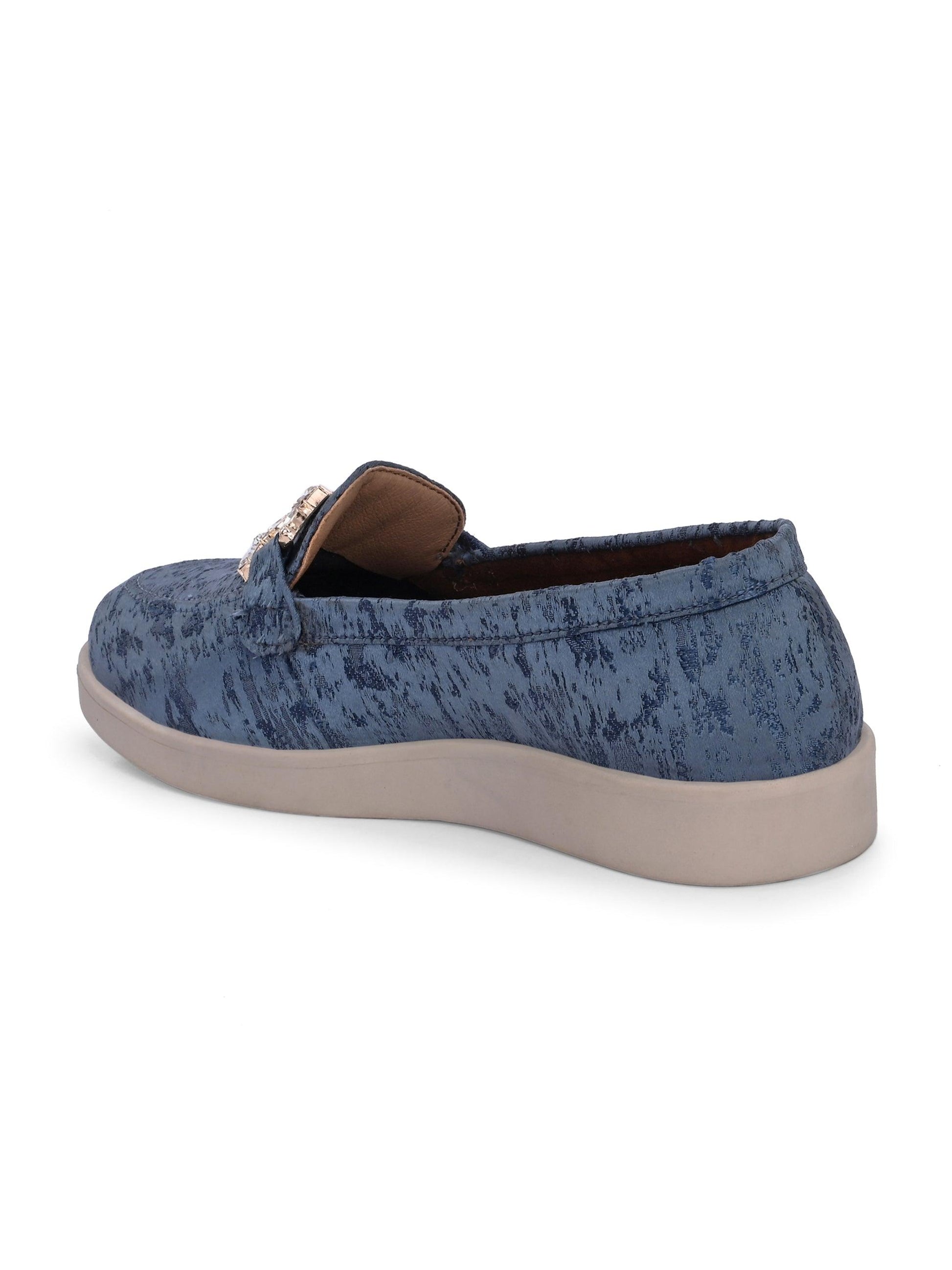 Blue Diamond Casual Loafers by Lady Boss