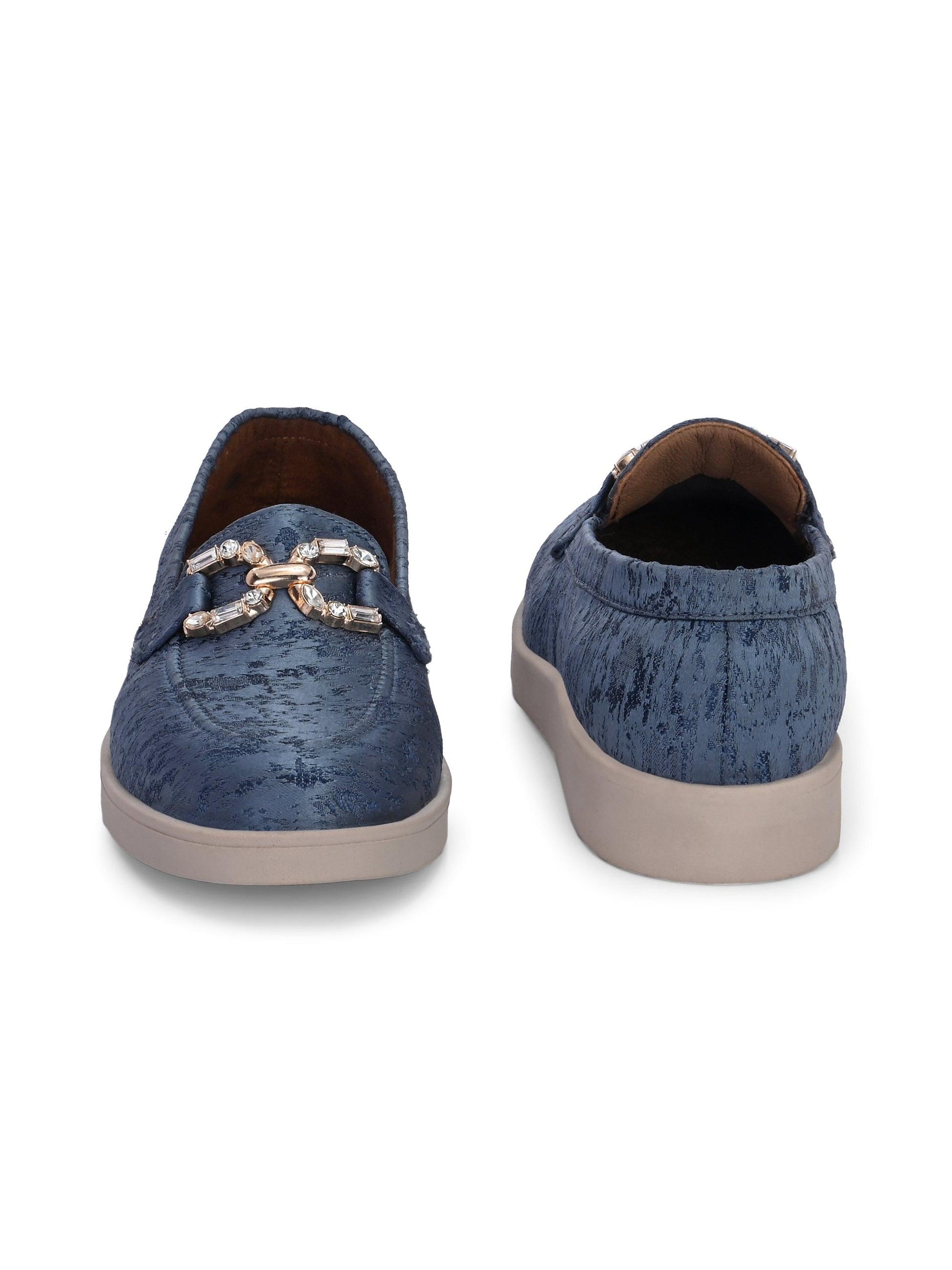Blue Diamond Casual Loafers by Lady Boss