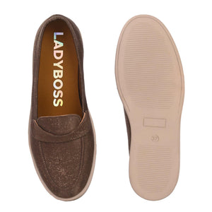 Aero-Glam Casual Loafers by Lady Boss