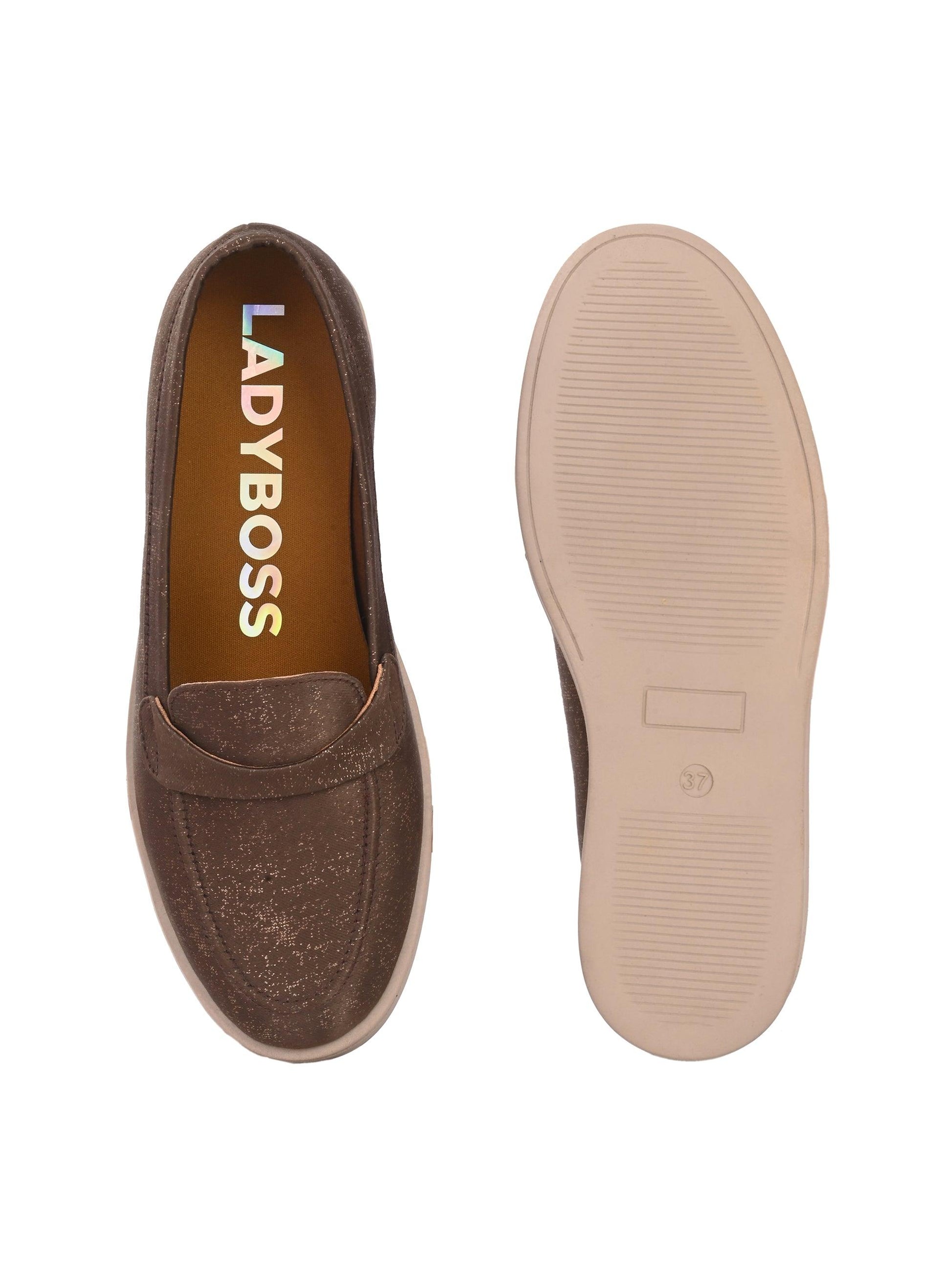 Aero-Glam Casual Loafers by Lady Boss