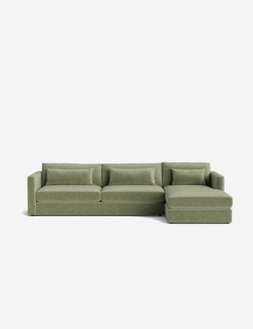 Sage Performance Striated Velvet