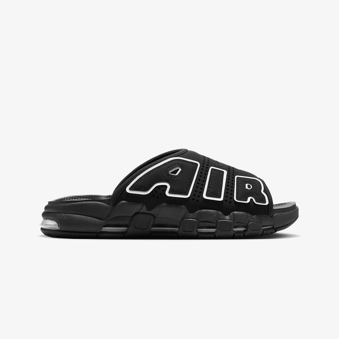 Nike | AIR MORE UPTEMPO  { BLACK/WHITE-BLACK-CLEAR