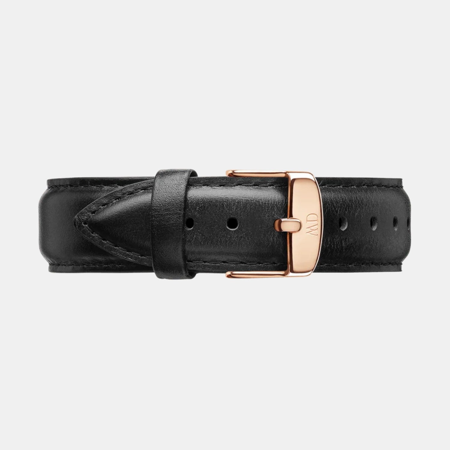 Classic Unisex Quartz Black Dial Analog Leather Watch DW00100139K