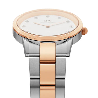Daniel Wellington Iconic Link Lumine Eggshell White Dial Women 32mm DW00100358