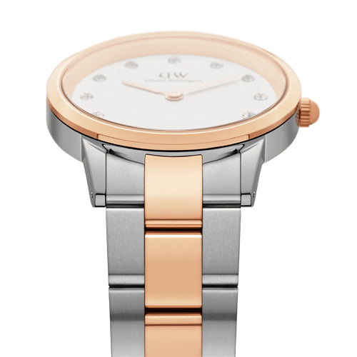 Daniel Wellington Iconic Link Lumine Eggshell White Dial Women 32mm DW00100358