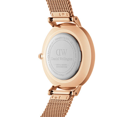 Daniel Wellington Petite Melrose Pearl Pink Mother-Of-Pearl Dial Women 28mm DW00100513