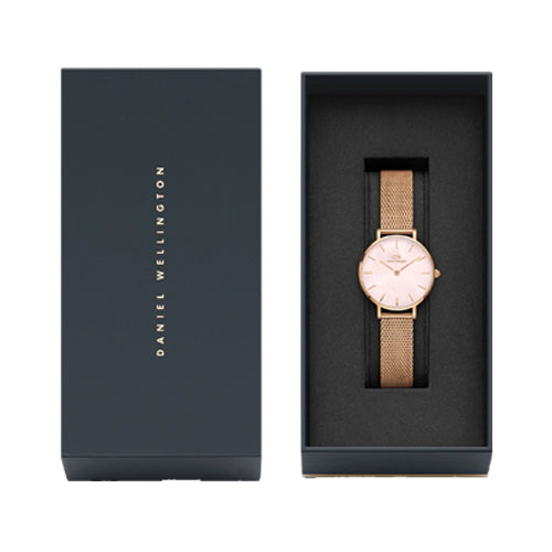 Daniel Wellington Petite Melrose Pearl Pink Mother-Of-Pearl Dial Women 28mm DW00100513