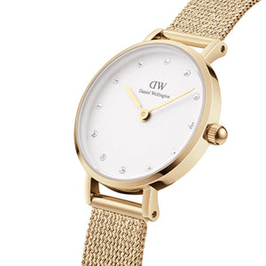 Daniel Wellington Petite Lumine Pressed Evergold Eggshell White Dial Women 28mm DW00100604