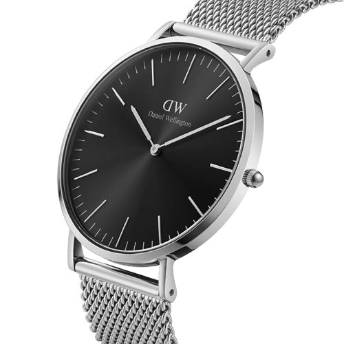 Daniel Wellington Classic Mesh Onyx Black Dial Men 40mm DW00100629
