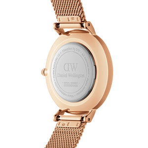 Daniel Wellington Petite Lumine Bezel Melrose Pink MOP Pink Mother-Of-Pearl Dial Women 28mm DW00100663