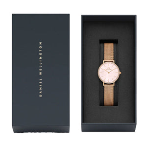 Daniel Wellington Petite Lumine Bezel Melrose Pink MOP Pink Mother-Of-Pearl Dial Women 28mm DW00100663