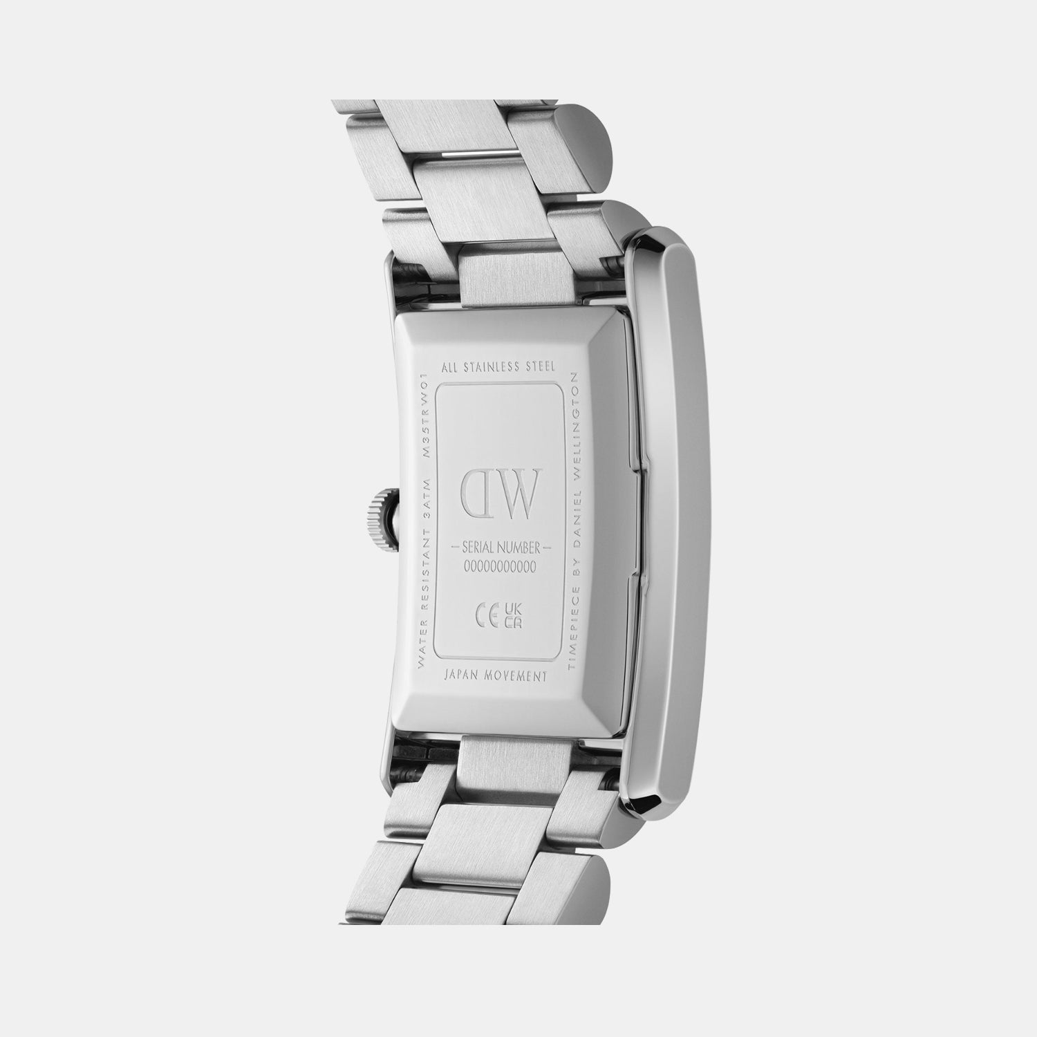 Bound Men Quartz White Dial Analog Stainless Steel Watch DW00100701