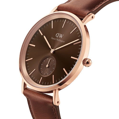 Daniel Wellington Classic Multi-Eye St Mawes Amber Brown Dial Men 40mm DW00100707