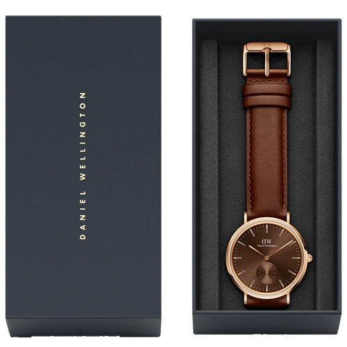Daniel Wellington Classic Multi-Eye St Mawes Amber Brown Dial Men 40mm DW00100707