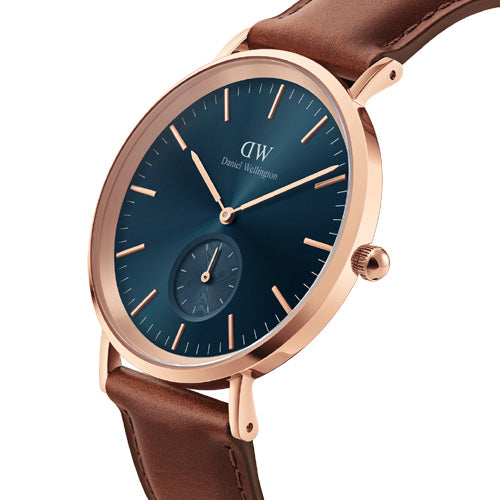 Daniel Wellington Classic Multi-Eye St Mawes Arctic Rose Gold Blue Dial Men 40mm DW00100708