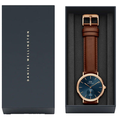 Daniel Wellington Classic Multi-Eye St Mawes Arctic Rose Gold Blue Dial Men 40mm DW00100708