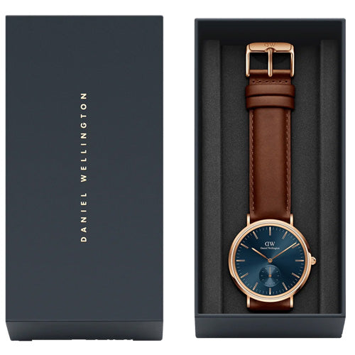 Daniel Wellington Classic Multi-Eye St Mawes Arctic Rose Gold Blue Dial Men 40mm DW00100708