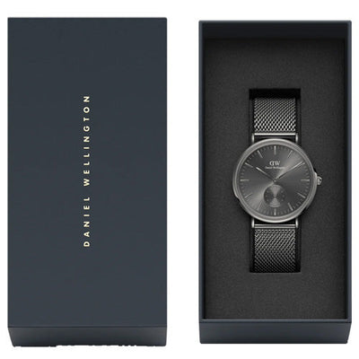 Daniel Wellington Classic Multi-Eye Mesh Graphite Graphite Sunray Dial Men 40mm DW00100712