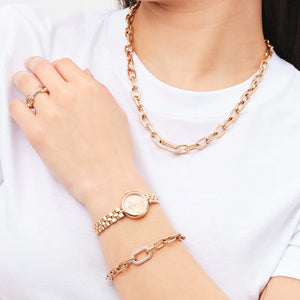 Daniel Wellington Elan Lumine Unitone Rose Gold Rose Gold Dial Women 22mm DW00100720