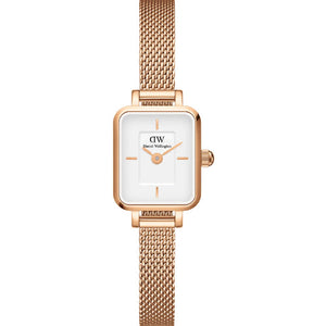 Daniel Wellington Quadro Mini Melrose White Dial Women 15.4*18.2mm DW00100727
