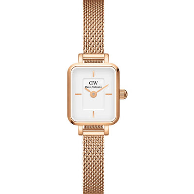 Daniel Wellington Quadro Mini Melrose White Dial Women 15.4*18.2mm DW00100727