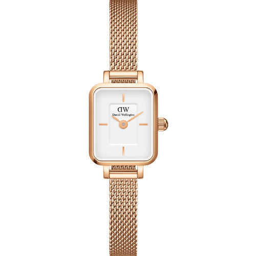 Daniel Wellington Quadro Mini Melrose White Dial Women 15.4*18.2mm DW00100727