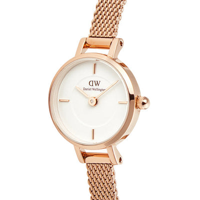 Daniel Wellington Petite Petite Mini Melrose White Dial Women 19mm DW00100744