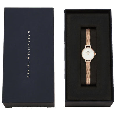 Daniel Wellington Petite Petite Mini Melrose White Dial Women 19mm DW00100744