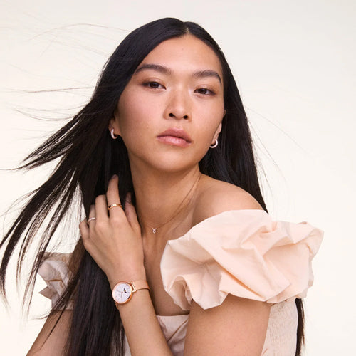 Daniel Wellington Petite Lune Melrose White Dial Women 32mm DW00100773