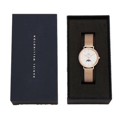 Daniel Wellington Petite Lune Melrose White Dial Women 32mm DW00100773