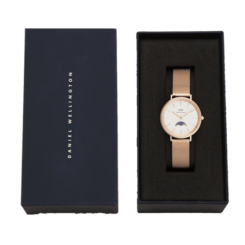 Daniel Wellington Petite Lune Melrose White Dial Women 32mm DW00100773