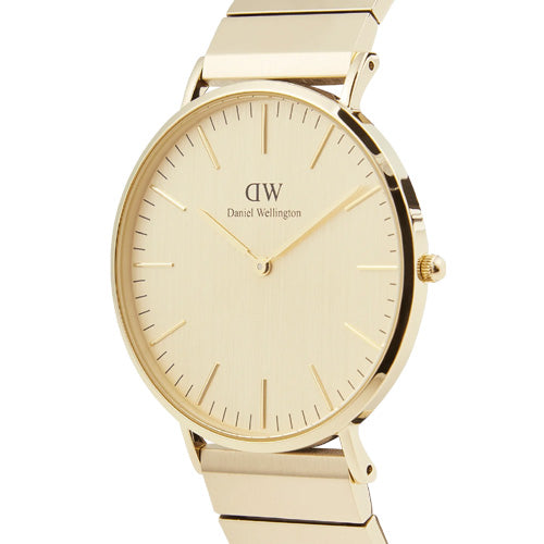 Daniel Wellington Classic Piano Link Gold Unitone Gold Dial Men 40mm DW00100779