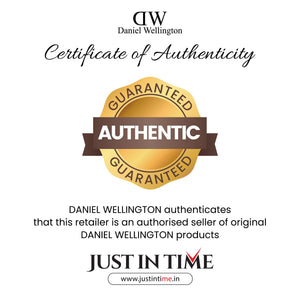 Classic Men Quartz Black Dial Analog Stainless Steel Watch DW00100632K
