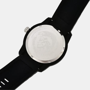 Armbar Silicone Men Quartz Brown Dial Analog Silicone Watch DZ1819