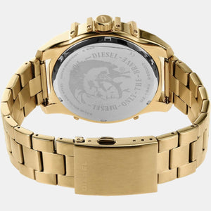 Caged Men Quartz Black Dial Analog Stainless Steel Watch DZ1949