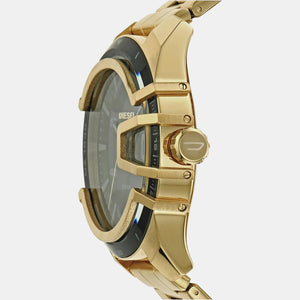 Caged Men Quartz Black Dial Analog Stainless Steel Watch DZ1949