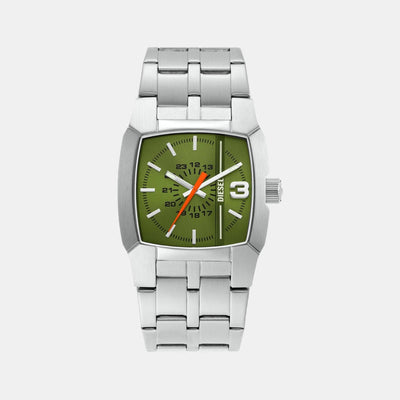 Cliffhanger Men Quartz Green Dial Analog Stainless Steel Watch DZ2150