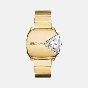 D.V.A. Men Quartz Gold Dial Analog Stainless Steel Watch DZ2154