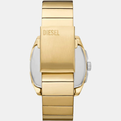 D.V.A. Men Quartz Gold Dial Analog Stainless Steel Watch DZ2154