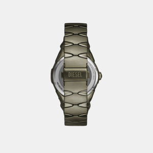 D-Sruptor Men Quartz Silver Dial Analog Stainless Steel Watch DZ2215